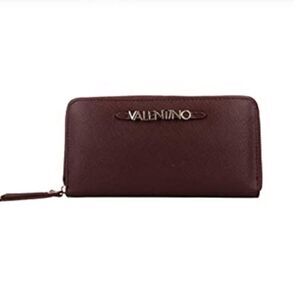 VALENTINO  Sea Winter Zip Around Wallet Bordeaux